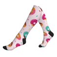 thumbnail image 1 of Compression Socks For Women And Men - Colorful Donuts Compression Socks Circulation For Workout, 1 of 2