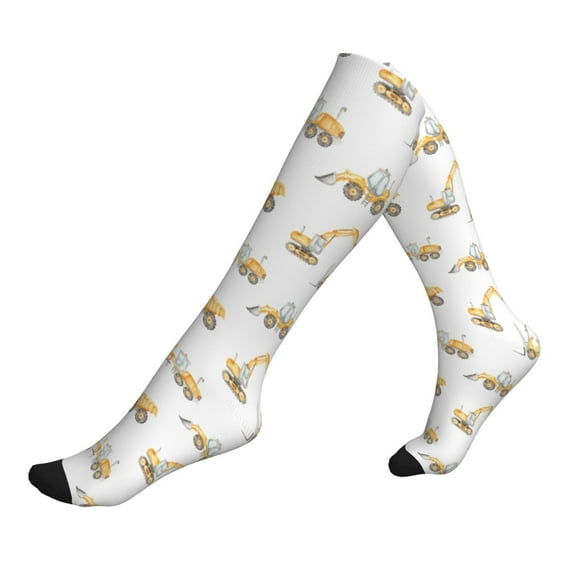 Compression Socks For Women And Men - Dump Truck Compression Socks Circulation For Workout