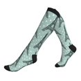 thumbnail image 1 of Compression Socks For Women And Men - Eiffel Tower Polka Dots Compression Socks Circulation For Workout, 1 of 2