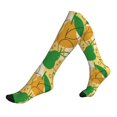 thumbnail image 1 of Compression Socks For Women And Men - Funny Green Golden Yellow Pear Compression Socks Circulation For Workout, 1 of 2