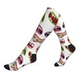 thumbnail image 1 of Compression Socks For Women And Men - Funny Mouth Compression Socks Circulation For Workout, 1 of 2