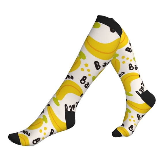 Compression Socks For Women And Men - Funny Sweet Banana Compression Socks Circulation For Workout