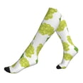 thumbnail image 1 of Compression Socks For Women And Men - Green Grape B Compression Socks Circulation For Workout, 1 of 2