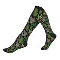 thumbnail image 1 of Compression Socks For Women And Men - Green Plants_A Compression Socks Circulation For Workout, 1 of 2
