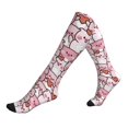 thumbnail image 1 of Compression Socks For Women And Men - Kawaii Pink Pig Compression Socks Circulation For Workout, 1 of 2