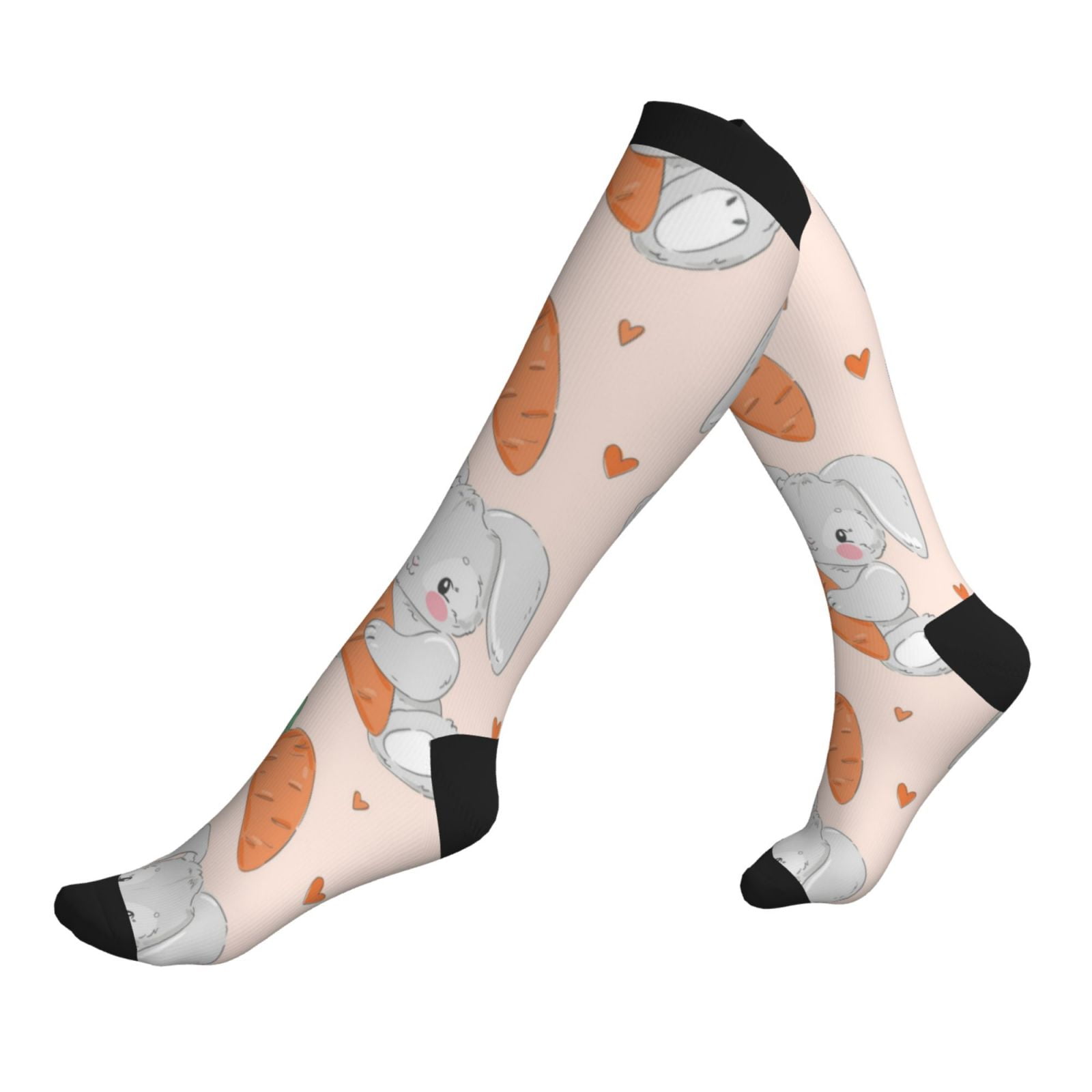 Compression Socks For Women And Men - Love Rabbit Carrot Compression ...