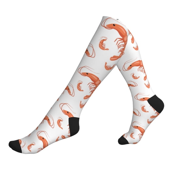 Compression Socks For Women And Men - Shrimp No.9046 Compression Socks Circulation For Workout