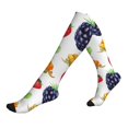 thumbnail image 1 of Compression Socks For Women And Men - Strawberry Fruit Compression Socks Circulation For Workout, 1 of 2