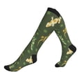 thumbnail image 1 of Compression Socks For Women And Men - Tropical Lizard Gecko Green Compression Socks Circulation For Workout, 1 of 2