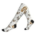 thumbnail image 1 of Compression Socks For Women And Men - Woof Cute Dog Puppy Compression Socks Circulation For Workout, 1 of 2