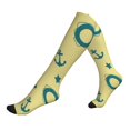 thumbnail image 1 of Compression Socks For Women And Men - Yellow Star Compression Socks Circulation For Workout, 1 of 2