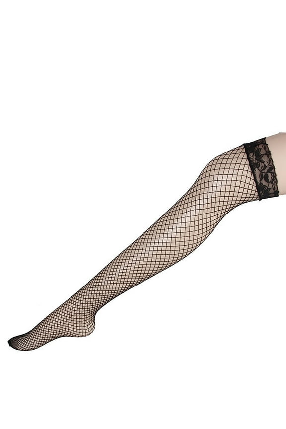 Compression Socks For Women Thigh False Eyelashes Lace Polka Thin Silk Unisex Warm Socks,BK2,A