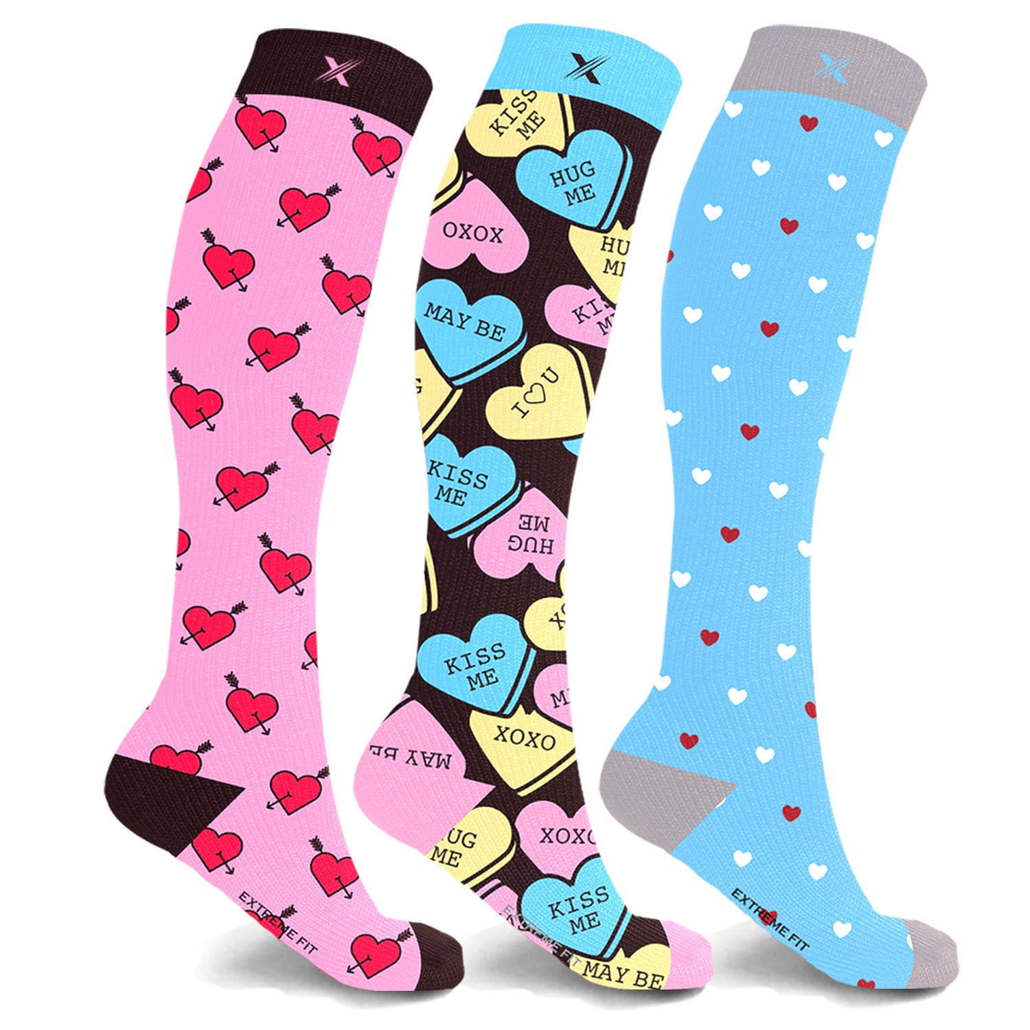 Sockwell Denim Women's Deco Dot - Moderate Graduated Compression Socks SW128W - Size S/M