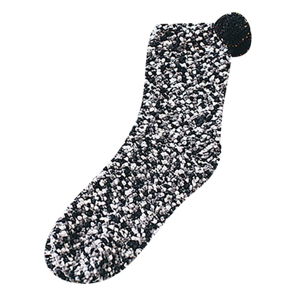 Compression Socks Men Ladies Coral Fleece Cake Floor Sleeping Socks With Gift Box Packaging Mens Womens Socks Pilates Socks