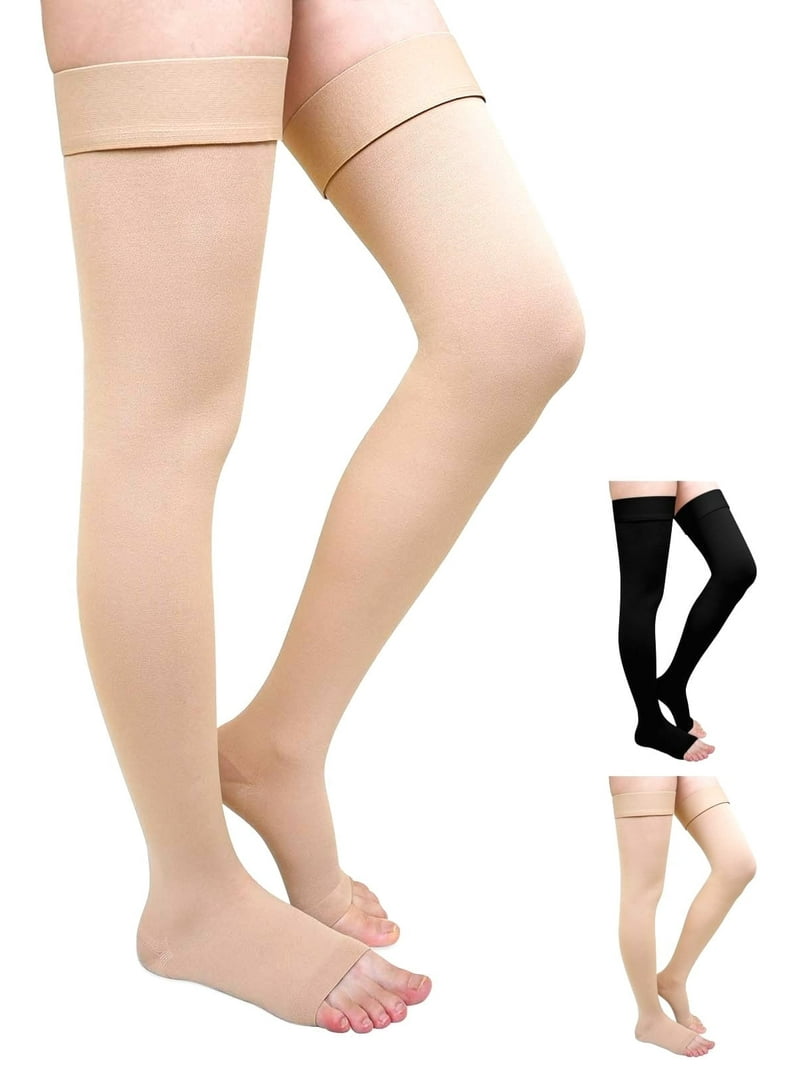 Compression Socks for Women, CaiDieNu Open Toe Socks for Women, 20