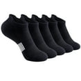 thumbnail image 1 of Compression Socks,Unisex Cushioned Sole Arch Support Athletic Ankle/Crew Running Hiking Socks 5 Pairs, 1 of 2