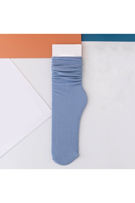 Compression Socks For Women, 24 Color Ice Socks, Summer Thin Socks, Cool Feeling, Mid Tube Stockings, Velvet Breathable One Size, Size One Size Socks For Women And Men