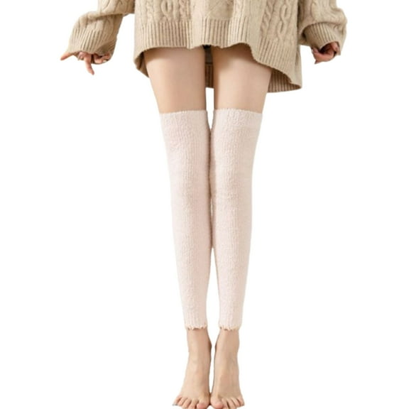 Compression Socks for Women - 3-Pack Cotton Thermal Long Terry Socks, High Knee Soft Cozy Fall Must Haves, Socks for Indoor, Outdoor & Diabetic Foot Care