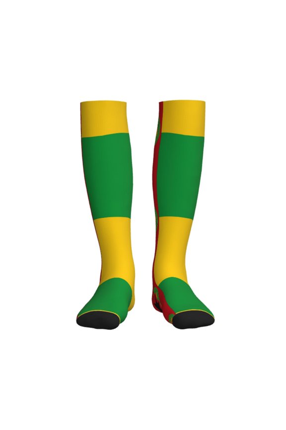 Compression Socks Women Men Cape Verde Flag Knee High Support Circulation Socks for Running Travel