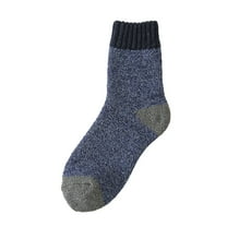 Compression Socks for Women - Thick Wool Blend Thermal Sleep Socks, Soft Lined Winter Warm, House Socks for Diabetic & Plantar Fasciitis Relief