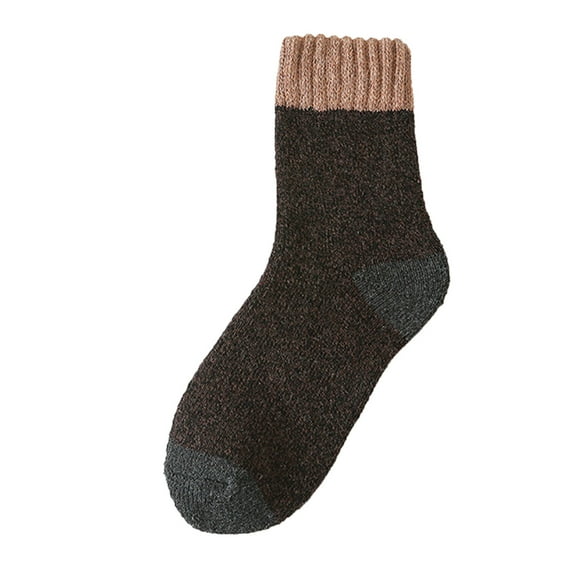 Compression Socks for Women Wide Calf – Plus Size Stockings for Standing Jobs Men Stockings Fashionable Autumn And Winter New Pattern Color Matching Thickened Warm And Comfortable Men Socks