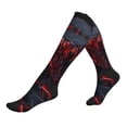 thumbnail image 1 of Compression Socks for Men Women -Cyberpunk Cityscape Lights Knee High Compression Stockings for Men Women, 1 of 5