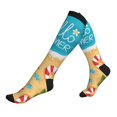 thumbnail image 1 of Compression Socks for Men Women -Hello Summer1 Knee High Compression Stockings for Men Women, 1 of 5