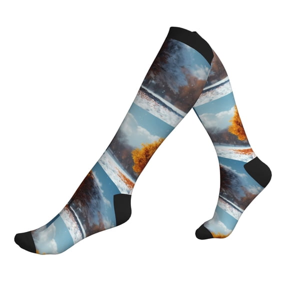Compression Socks for Men Women -Tree Of Two Seasons Knee High Compression Stockings for Men Women