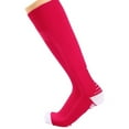 thumbnail image 1 of Compression Socks for Women Breathable Support Opaque Soft Closed Toe Fall Fashion Must Have Sport Thigh High Stockings Hot Pink, 1 of 2