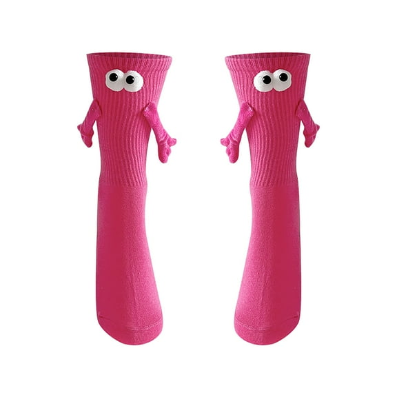 Compression Socks for Women Fall Fashion Must Haves Ankle Length No-Show Cozy Toe Seamed Womens Socks Hot Pink