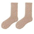 thumbnail image 1 of Compression Socks for Women – Fashion Long Socks for Everyday Circulation Women's Autumn And Winter Warm Solid Color Mid Length Socks, 1 of 2