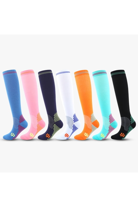 Compression Socks for Women Men Athletic Support Circulation Cycling Socks