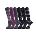 thumbnail image 1 of Compression Socks for Women & Men Circulation 6 - Pair Long Moisture-wicking Best Support for Athletic Running Cycling, 1 of 3