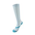 thumbnail image 1 of Compression Socks for Women Men Graduated Compression Support Circulation Socks Light Blue Free, 1 of 2