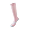 thumbnail image 1 of Compression Socks for Women Men Graduated Compression Support Circulation Socks Pink Free, 1 of 2