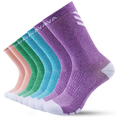 Compression Socks for Women Men Sport Running Socks15-20mmHg 4/6Pairs,Comfort Anti-Blister Boost Circulation