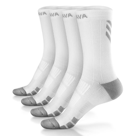 Compression Socks for Women Men Sport Running Socks15-20mmHg 4/6Pairs,Comfort Anti-Blister Boost Circulation