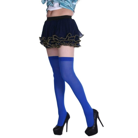 Compression Socks for Women - Plus Size High Knee Cotton Socks, Thick Warm Design Elastic Non-Binding, Thigh High Socks for Wide Calf & Maternity