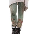 thumbnail image 1 of Compression Socks for Women Slim Printed Fashion Casual Fall Winter Soft Mens Socks Green 2XL, 1 of 4