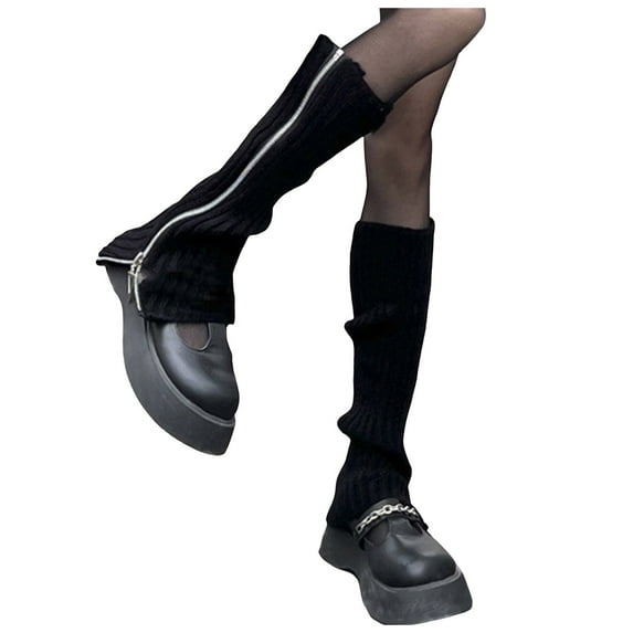 Compression Socks for Women - Solid Color Mid Calf Terry Socks, Thick Soft Material Winter Warm Comfort, Crew Socks for House Commute & Diabetic Care