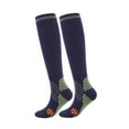 thumbnail image 1 of Compression Socks for Women Unisex Compression Socks for Circulation Athletics Cycling Support Thigh High Stockings Blue L, 1 of 5