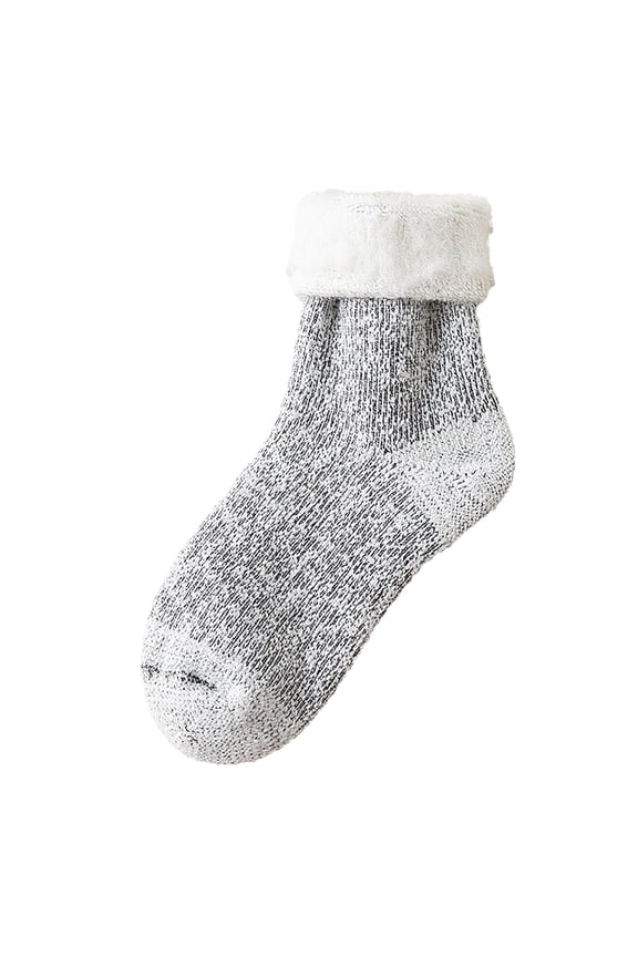 Compression Socks for Women Winter Wool Thickened Stockings Warm Ski Yarn Snow Socks for Cold Weather Thigh High Stockings Multicolor A