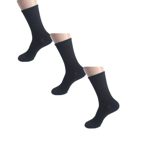 Compression Socks for Women, Women's Sweat Absorbing Short Tube Socks For Running Solid Color Socks *3PCS(z4 Black 3PCS,One Size)
