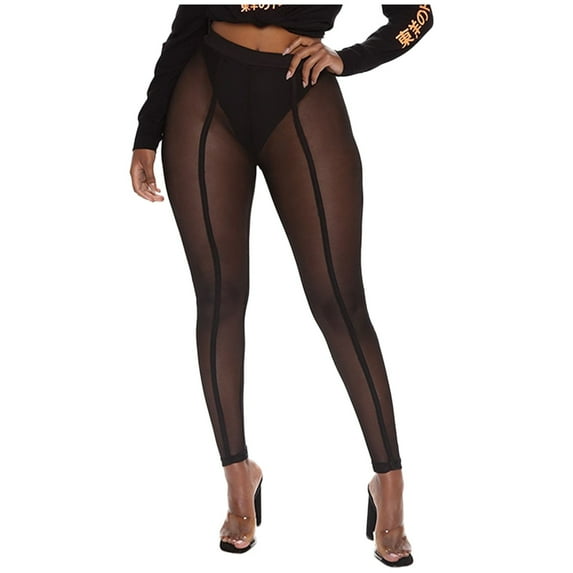 Compression Socks for Women, Women's Tight Mesh See Through Leggings Pants For Women, Socks