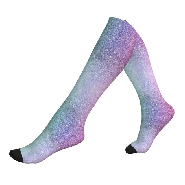 Compression Socks for Women and Men Beautiful Glitter Compression
