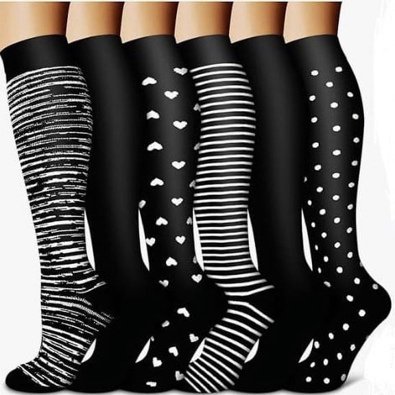 Compression Socks for Women and Men - Best for Circulation, Running, Athletic, Recover, Nurse, Travel