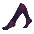 thumbnail image 1 of Compression Socks for Women and Men - Black Dark Blue Purple Compression Socks Circulation for Workout, 1 of 8