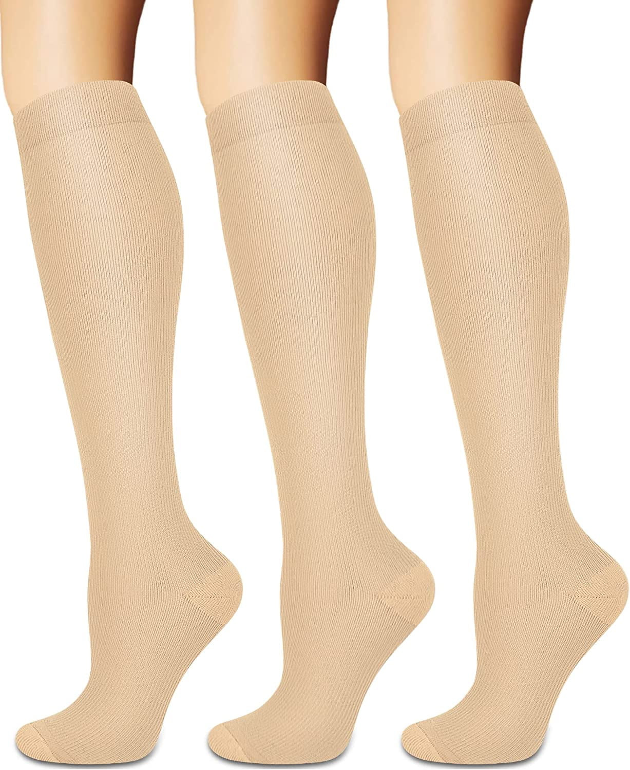 Compression Socks for Women and Men Circulation (3 Pairs) - Best for ...
