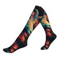 thumbnail image 1 of Compression Socks for Women and Men - Colorful Flower Goat Compression Socks Circulation for Workout, 1 of 8