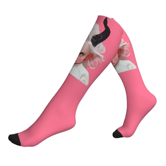 Compression Socks for Women and Men - Cool Cute No.125 Compression Socks Circulation for Workout